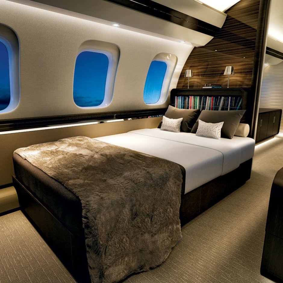Bombardier Global 7000 интерьер