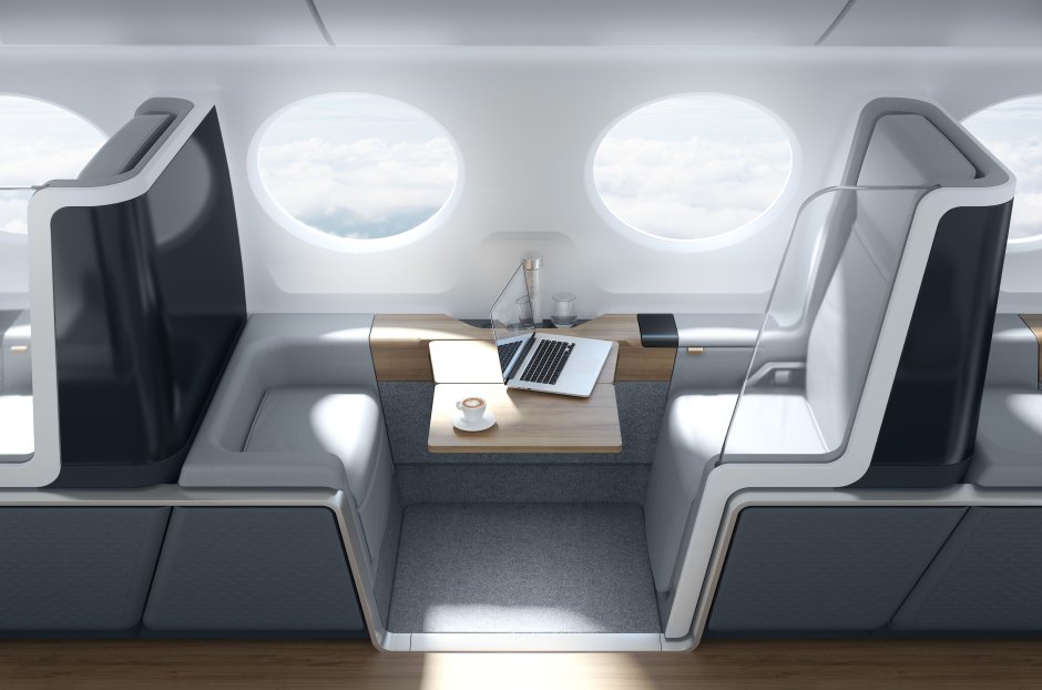 Embraer Lineage 1000e Business Jet салон