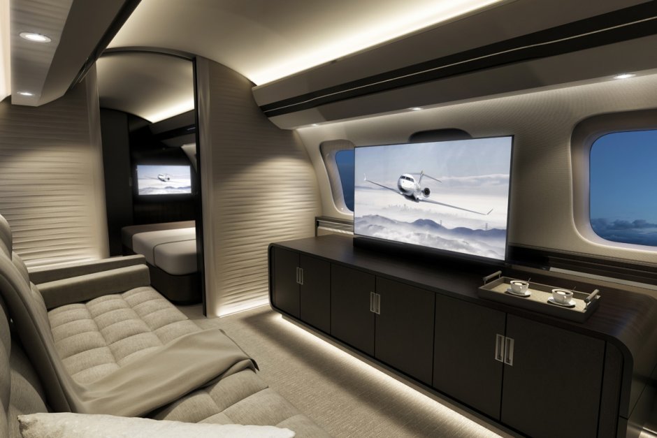 Airbus a380 интерьер