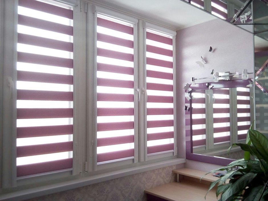 Рулонные шторы Roman Blind Ecru &White