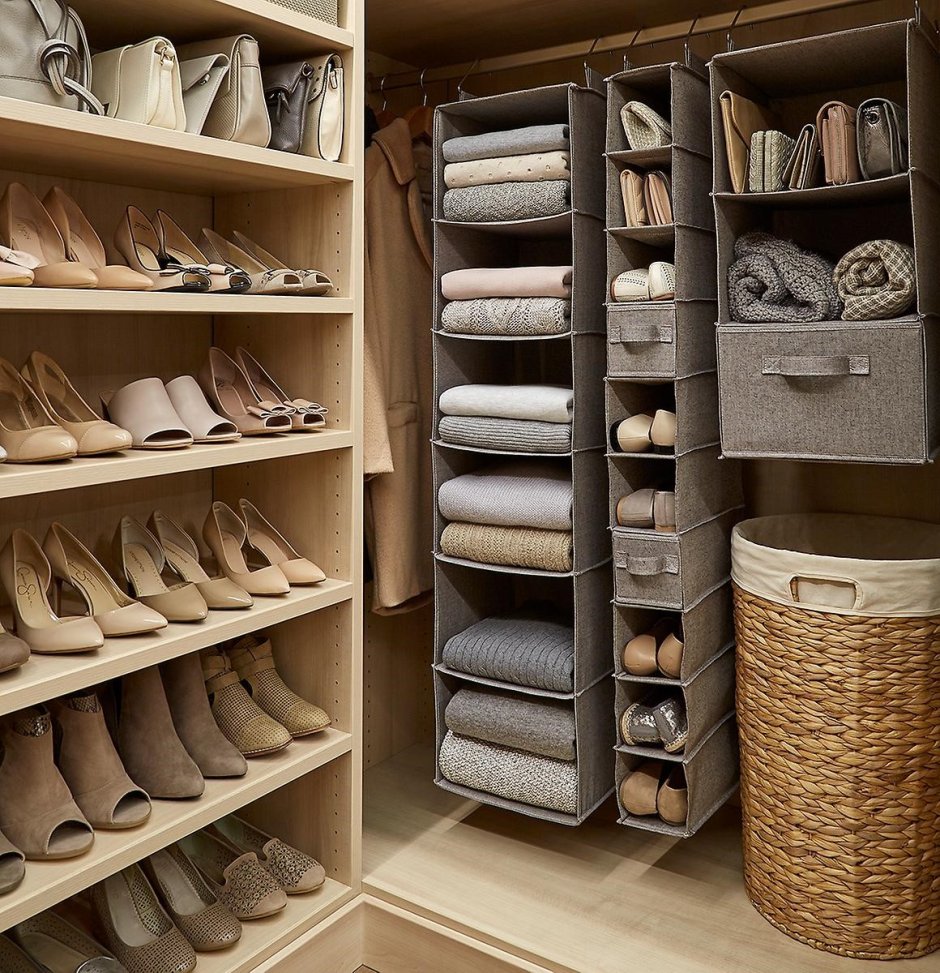 Стеллаж для обуви в гардеробной