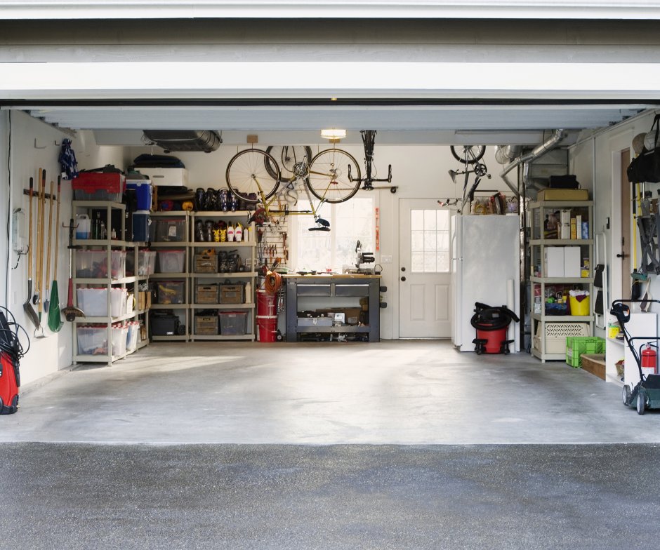 Ухоженный гараж