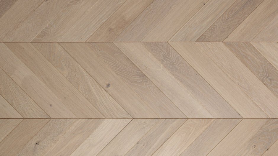 Паркет Engineered Oak Flooring 13/4x90x600 Chevron 45 Grade select , Bevels x4