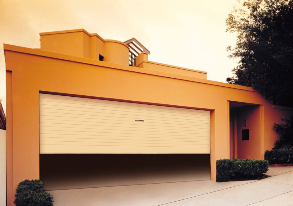 Красивый фасад гаража