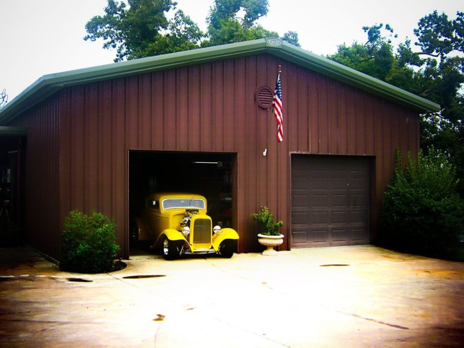 Современный гараж