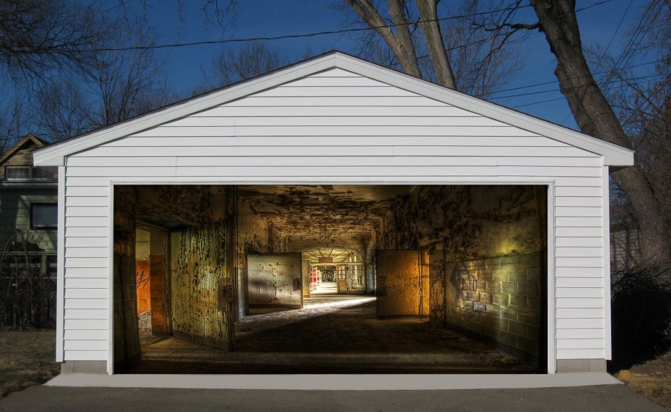 Красивый гараж