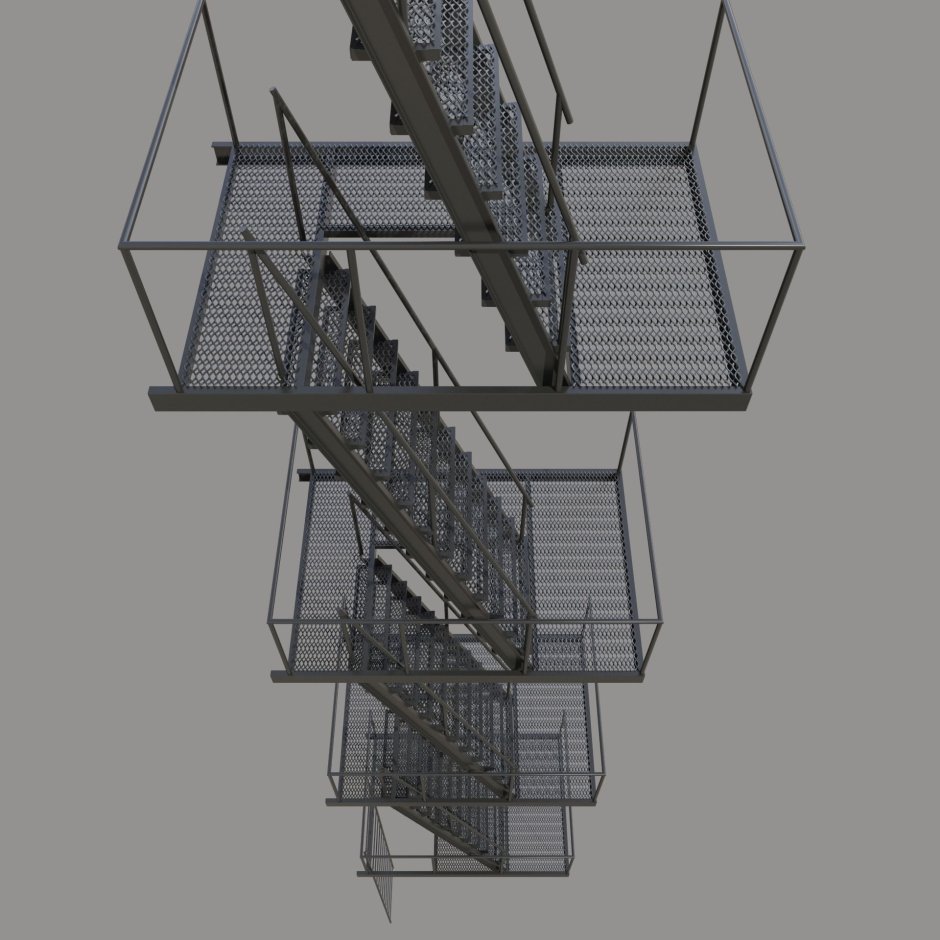 Вертикальная лестница на чердак