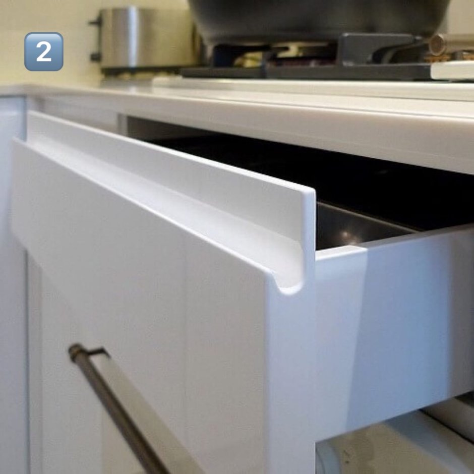 Фасады Алвик с интегрированной ручкой