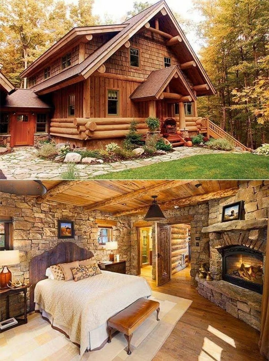Красивые небольшие дома из дерева