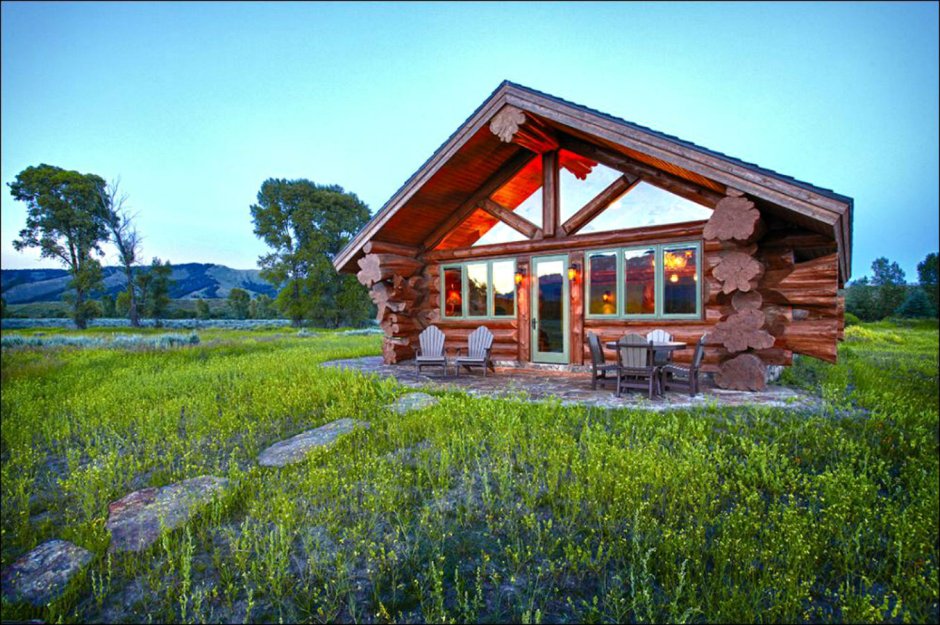Уютный деревенский домик проект в стиле