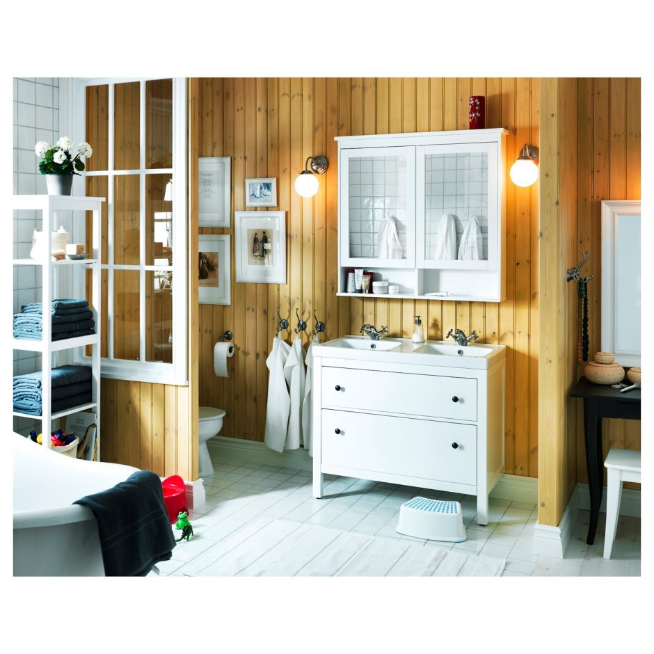 Hemnes ХЕМНЭС ванная интерьер