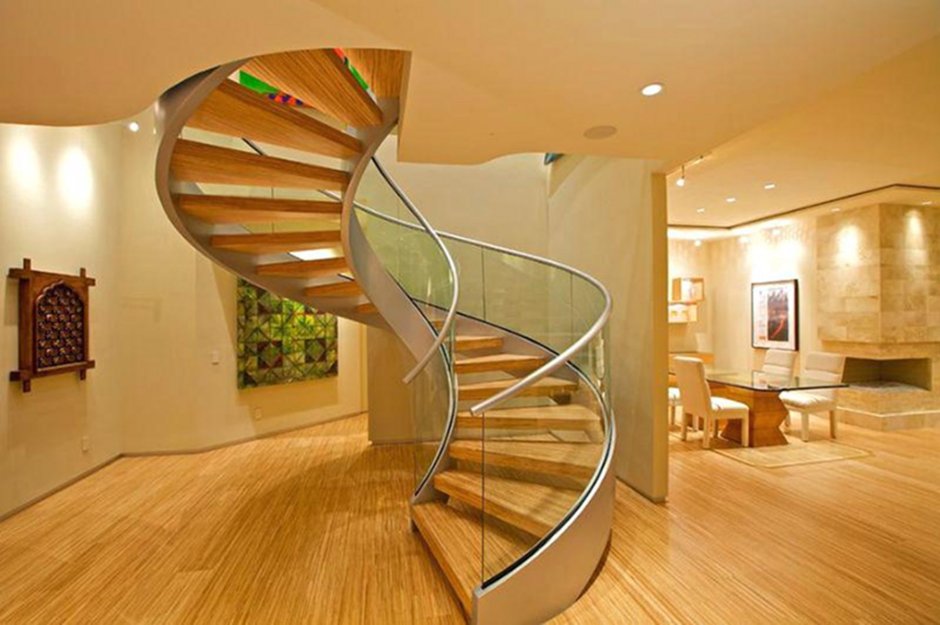 Красивые металлические лестницы