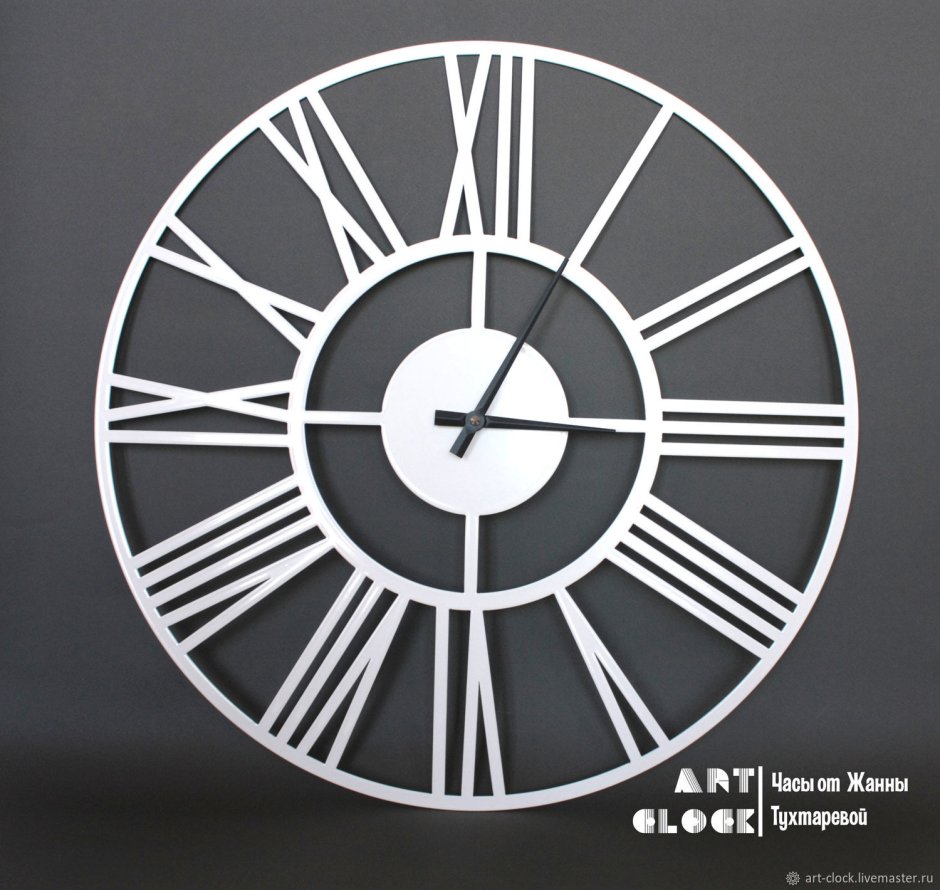Часы настенные Koopman d700мм черный металл/МДФ