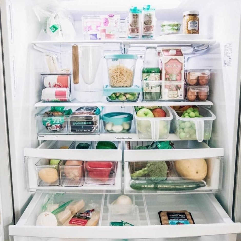 Организовать пространство в холодильнике
