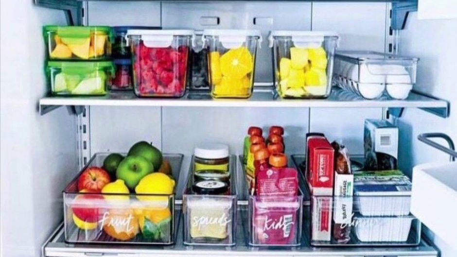Организация пространства в холодильнике