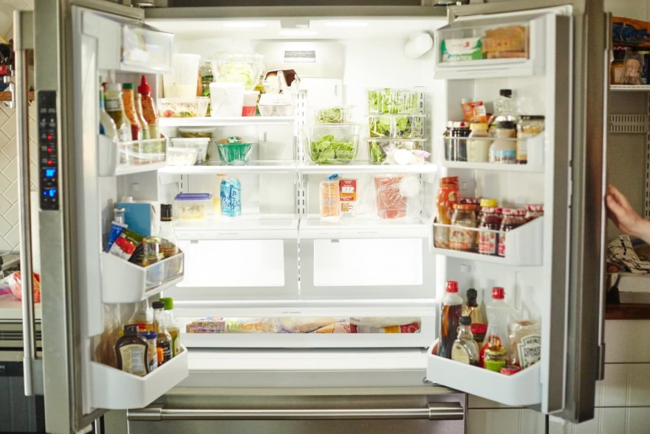 Идеальный порядок в холодильнике