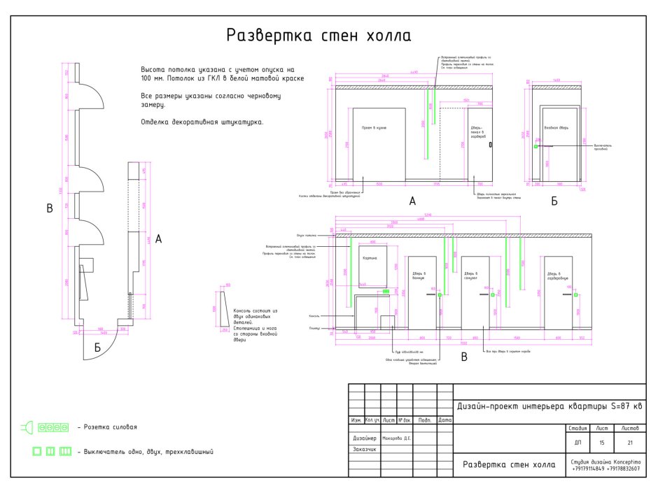 Перила сбоку лестницы чертеж