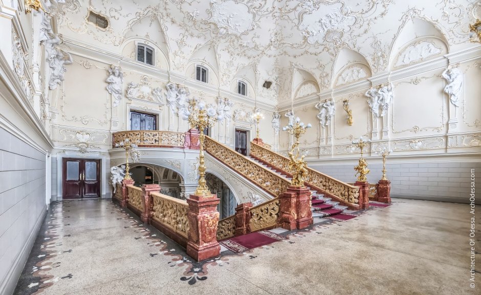 Одесский оперный театр интерьер