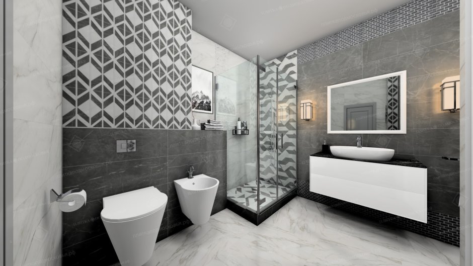 Буонарроти Милано плитка в интерьере ванной фото