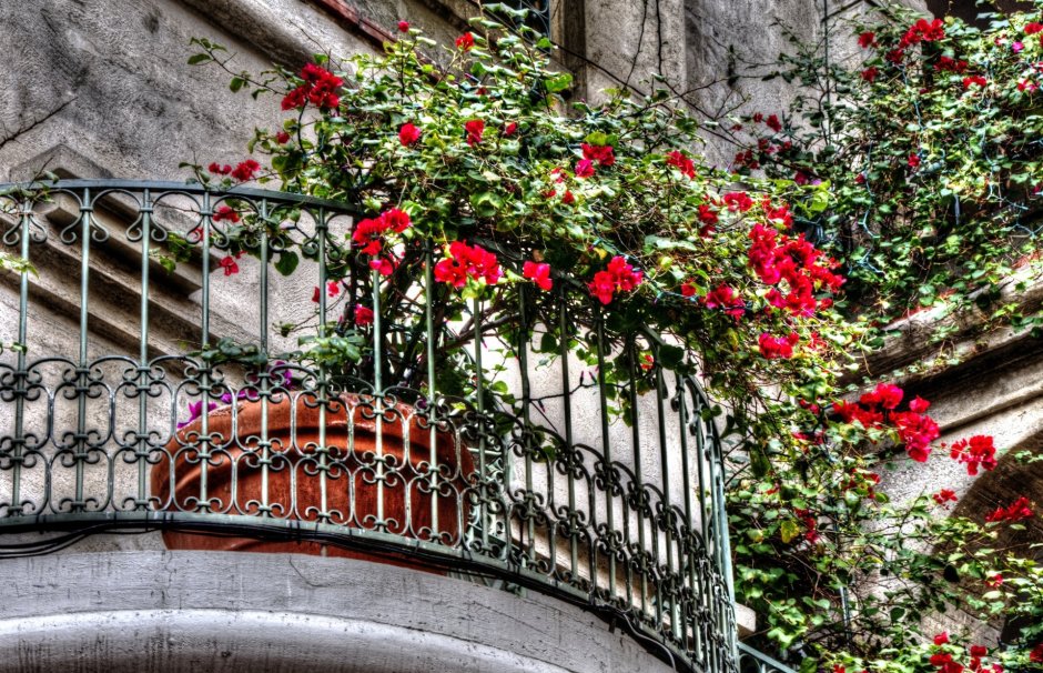 Цветущий балкончик Сицилия