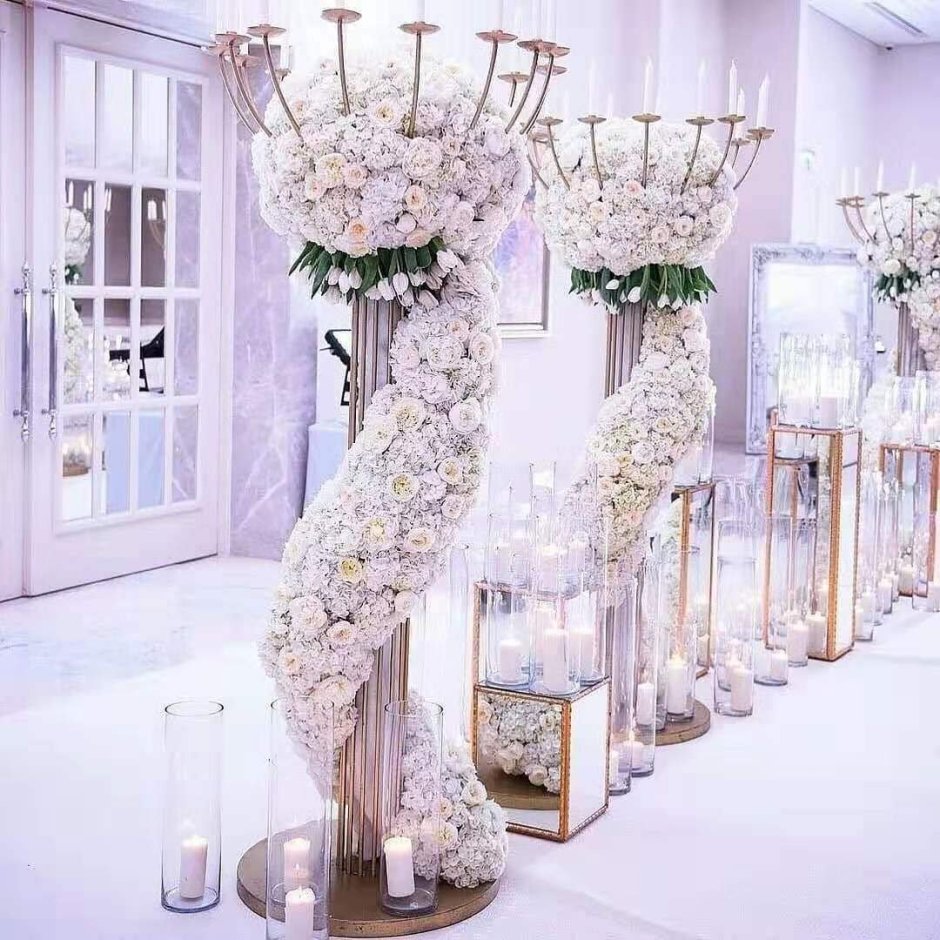 Декорация зала на свадьбу
