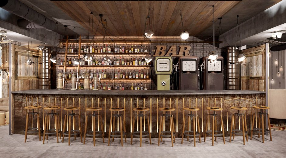 Еда в гараже