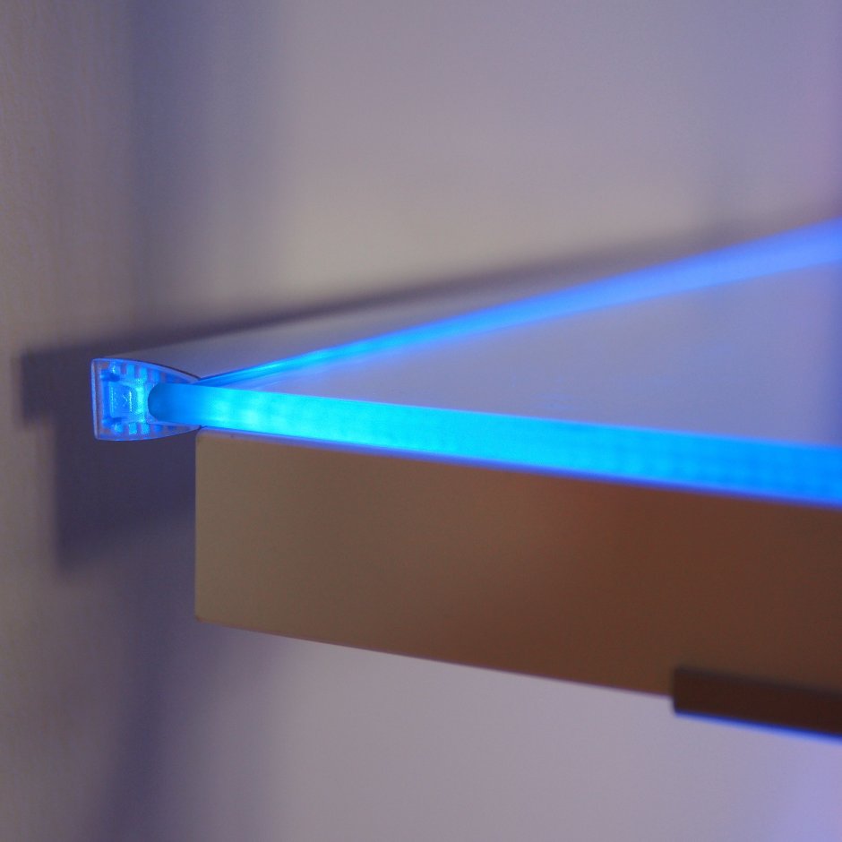 Светодиодный светильник Zeta GLASSLINE для подсветки стеклянных полок