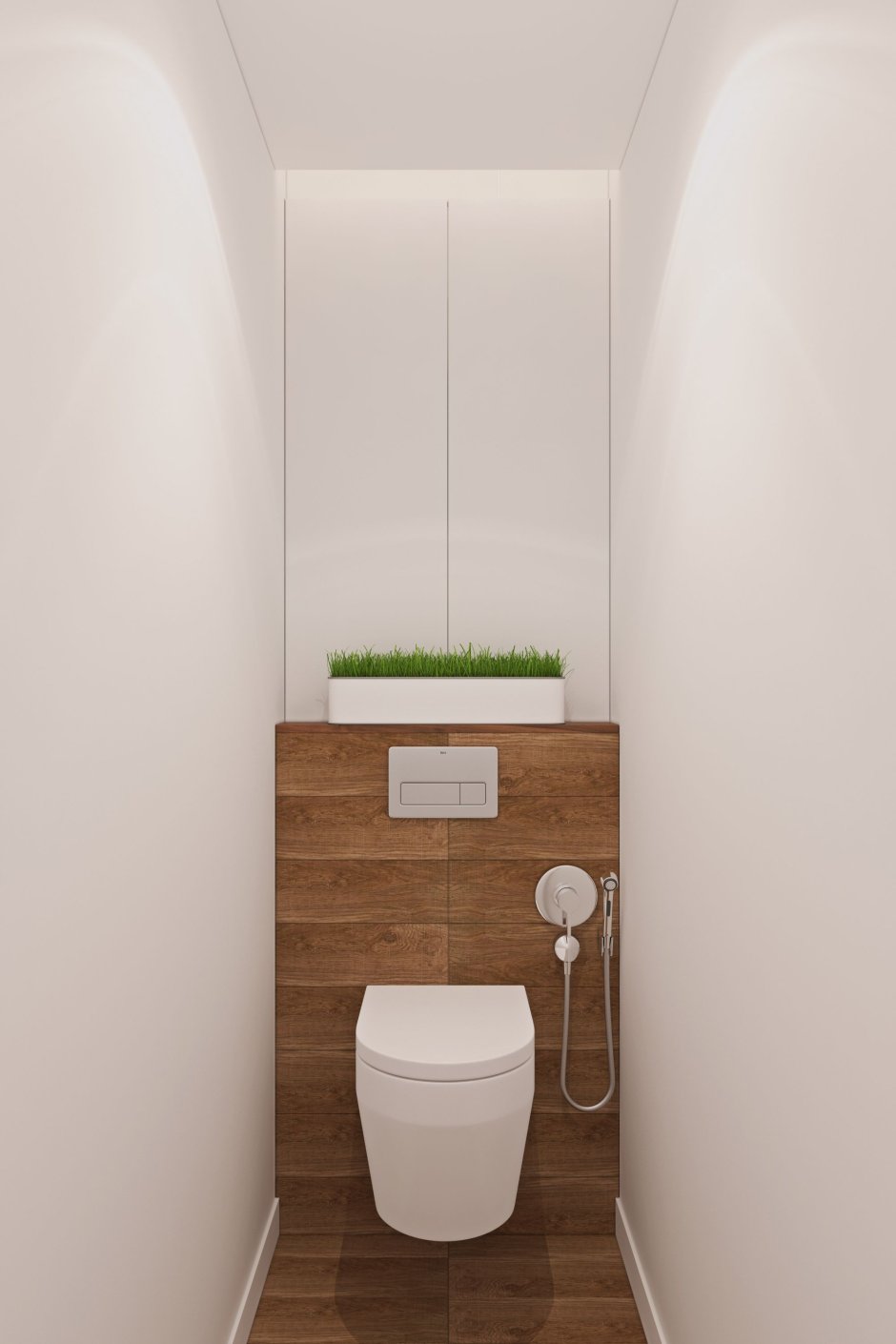 Туалетная комната с инсталляцией