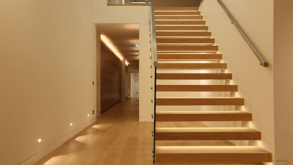 Подсветка ступеней Design led