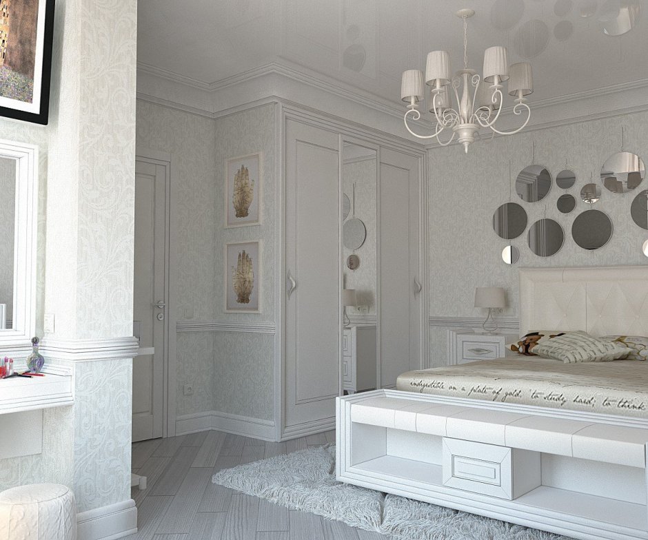 Прикроватная тумба Luxury Silver