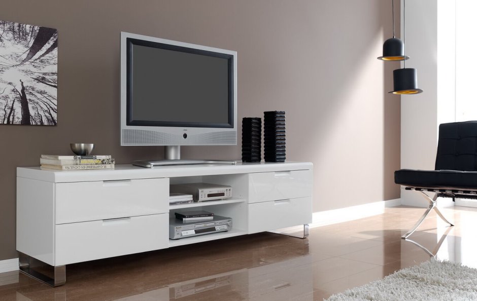 Мебель консоль для гостиной под телевизор