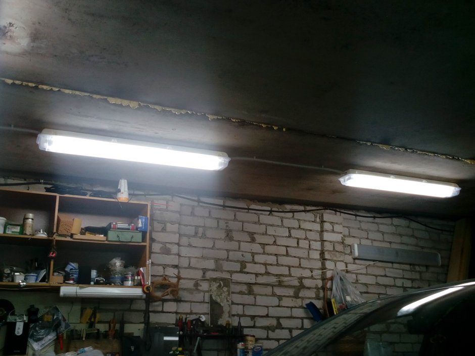 Диодные лампы г13 в гараж