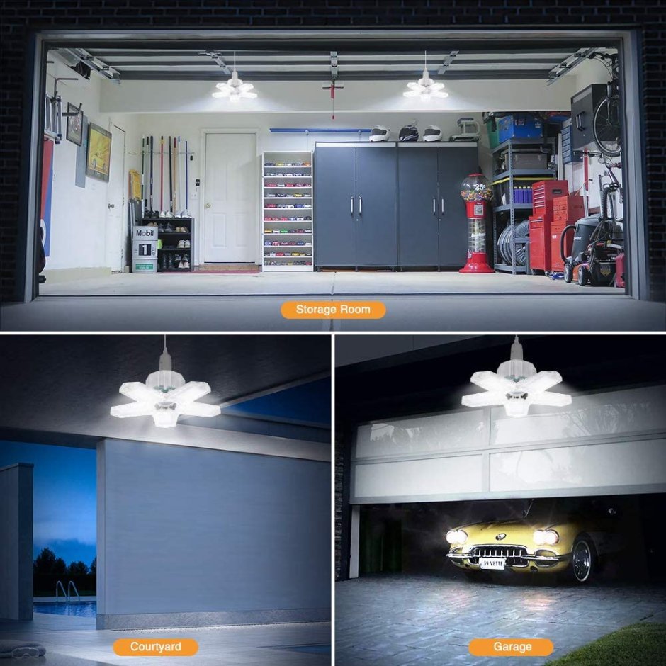 Garage led лампы