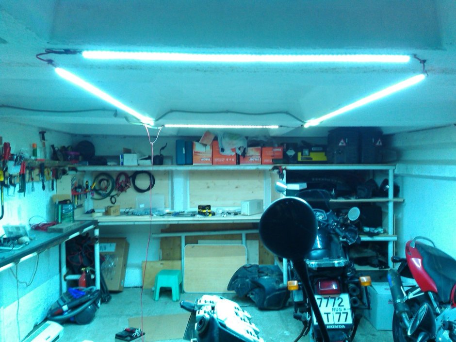 Светодиодное освещение в гараже