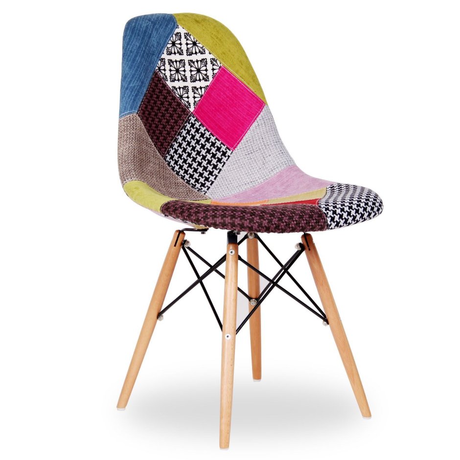 Стул-кресло Eames Style DAW Patchwork