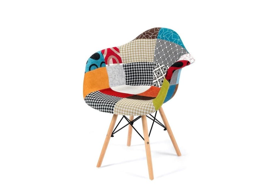 Стул Eames Patchwork мультиколор