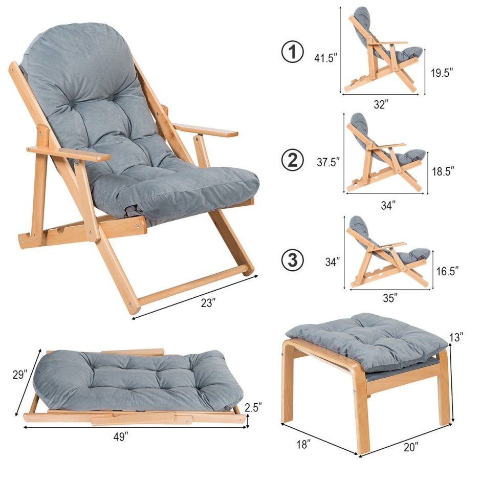 Эргономика кресла для отдыха