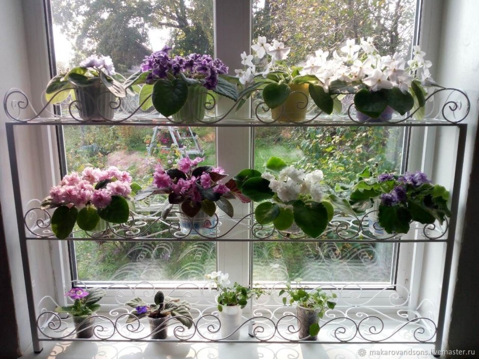 Подставка для цветов на подоконник для орхидей