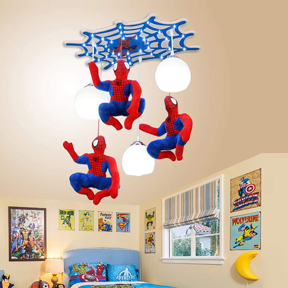 Светильник паук в детскую комнату