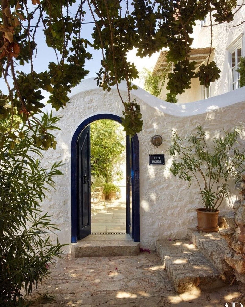 Балкон в квартире в стиле Санторини