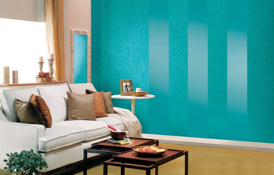 Варианты покраски стен в разные цвета