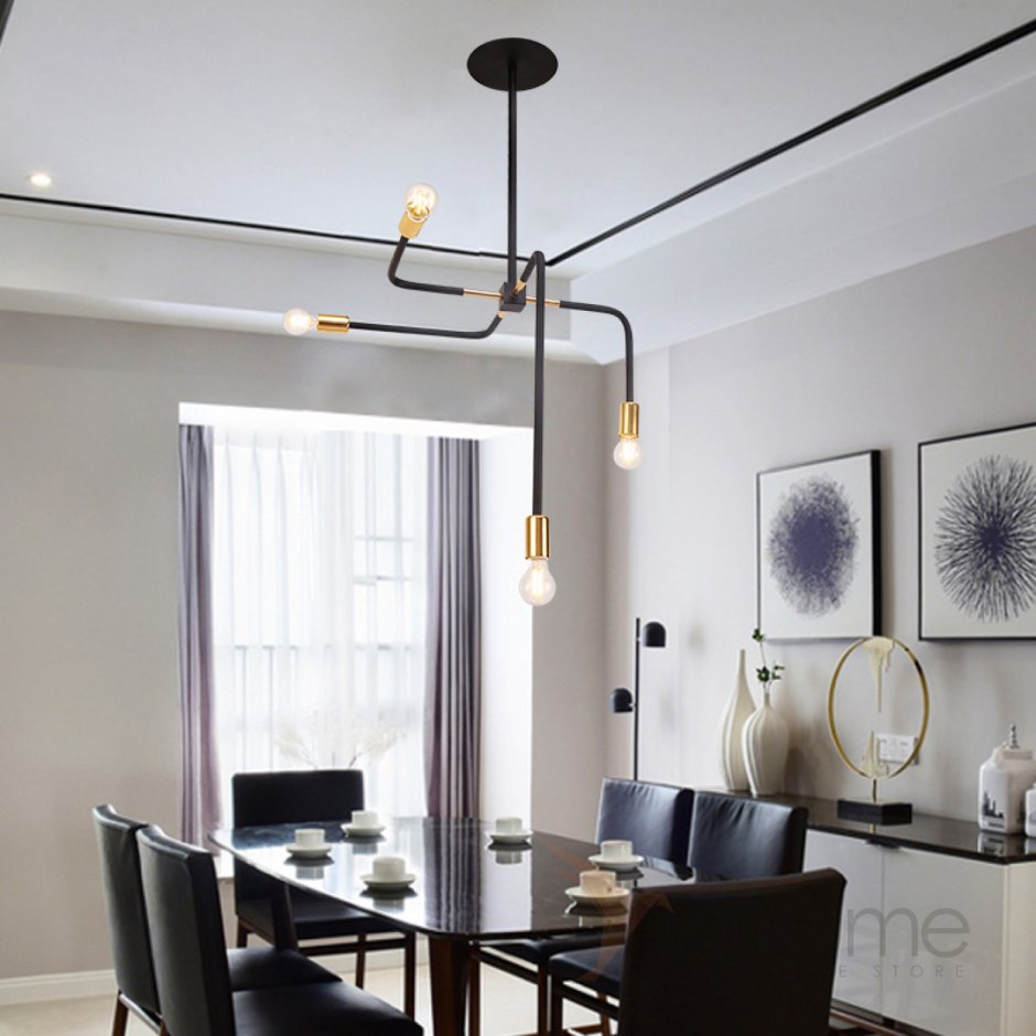 Светильник led Lighting Black 8 Lampholders