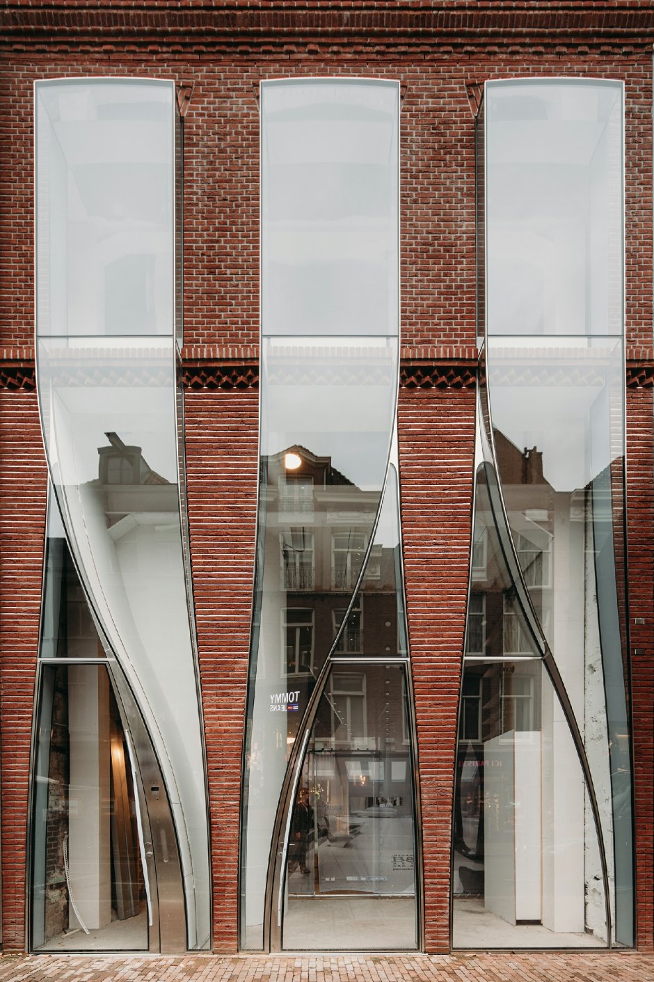 Brick Glass facade