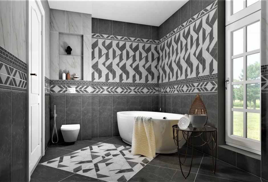 Плитка Kerama Marazzi летний сад светлый грань