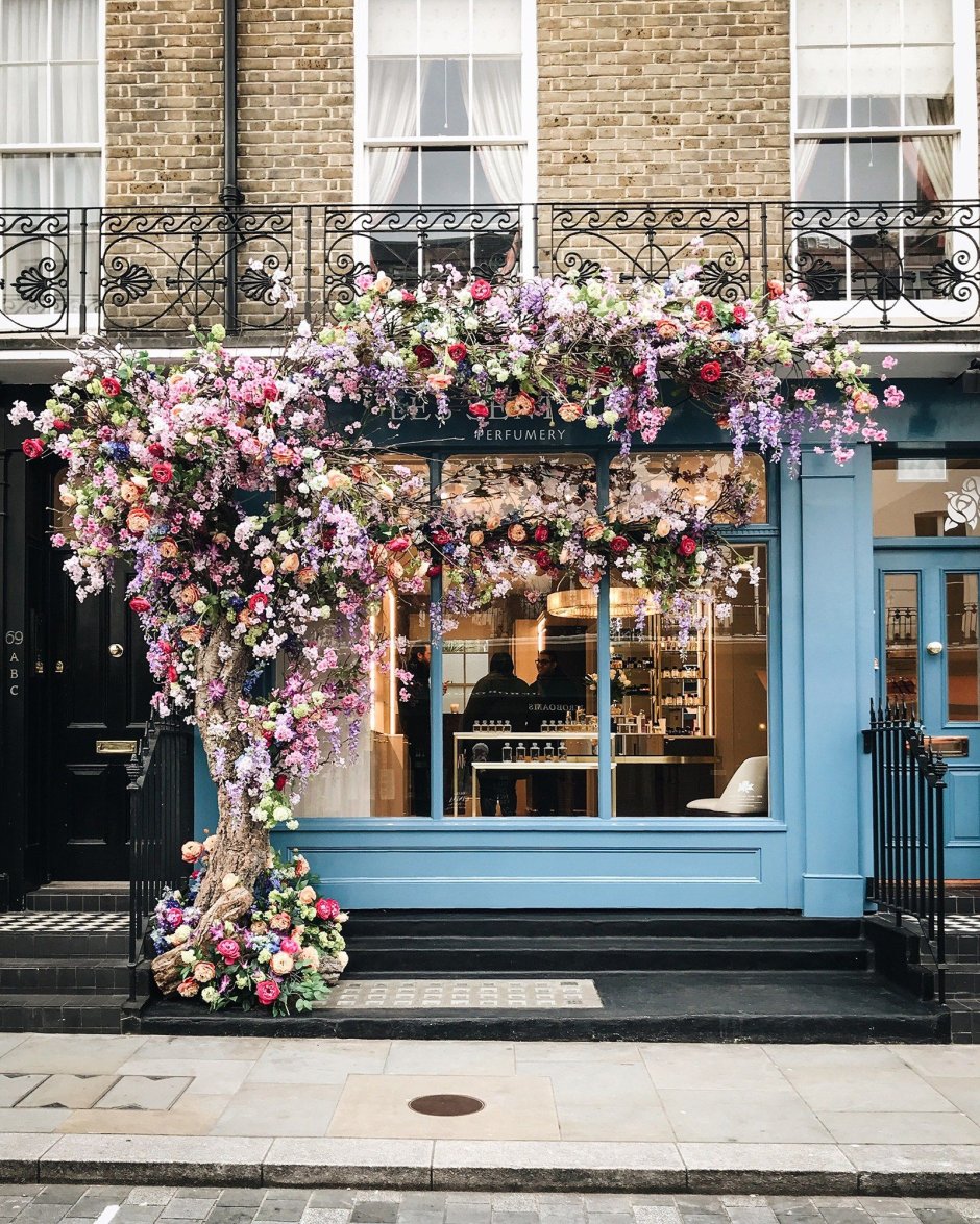 Цветочные кафе в Лондоне