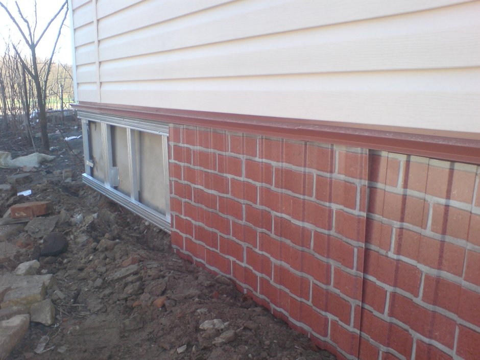 Бюджетная отделка цоколя