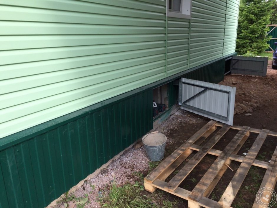 Обшивка цоколя МЕТАЛЛПРОФИЛЬ