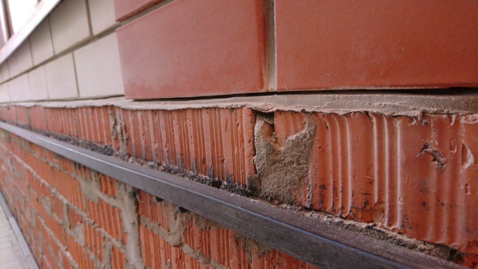 Цоколь белый камень профлист с-8