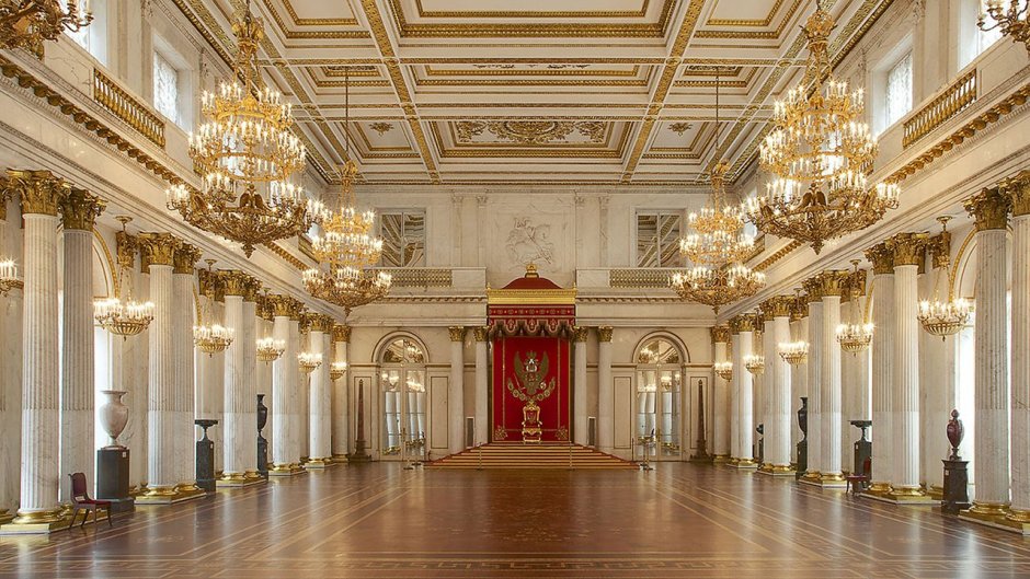Фрейлинском коридоре большого кремлевского дворца