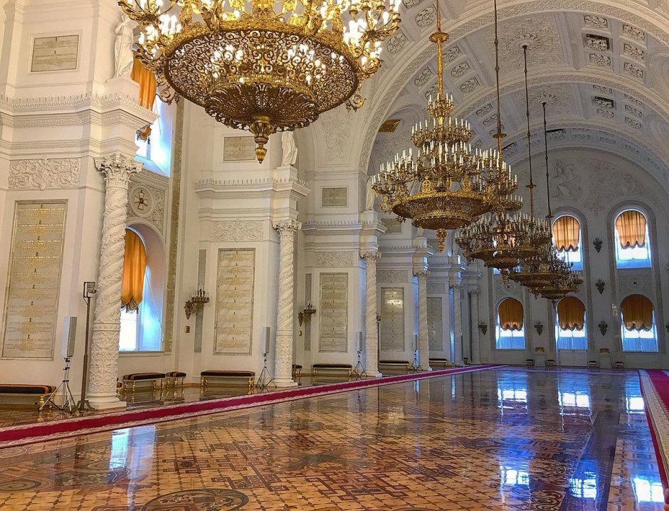 Георгиевский зал большого кремлевского дворца. 1838—1849.